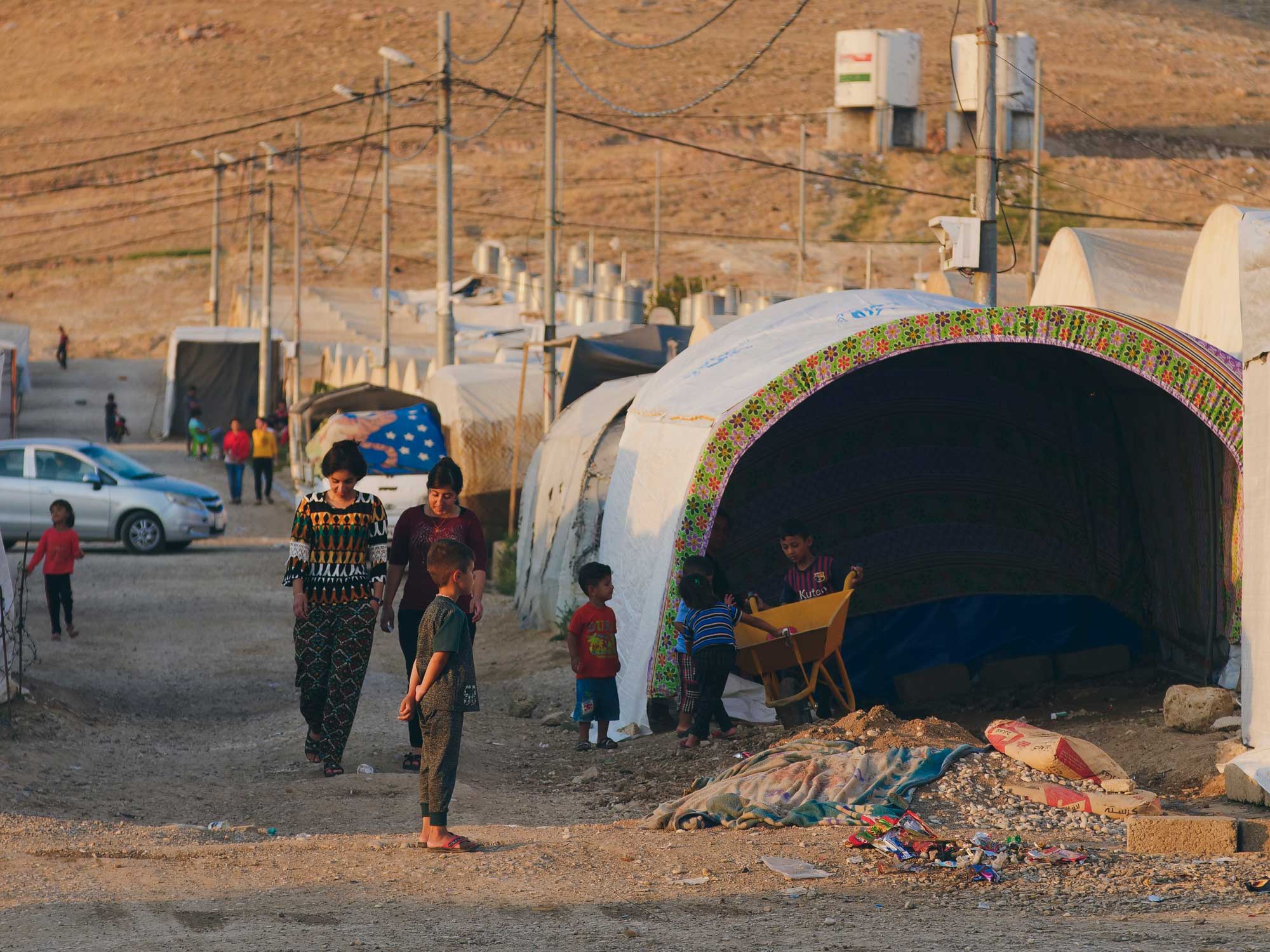 Refugee camp in northern Iraq